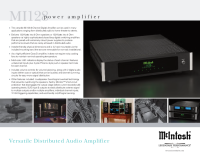 McIntosh MI128 - Brochure 